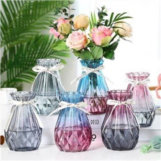 Painted Glass Pots