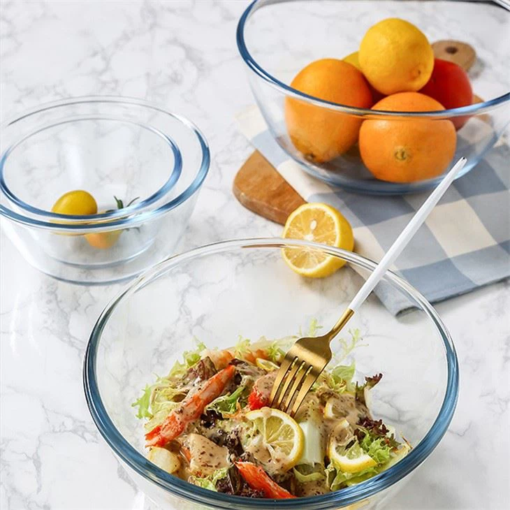 pyrex glass mixing bowls with lids