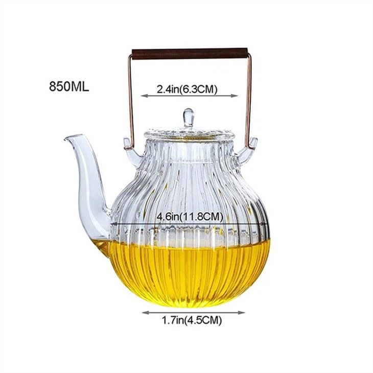 glass teapot for stove