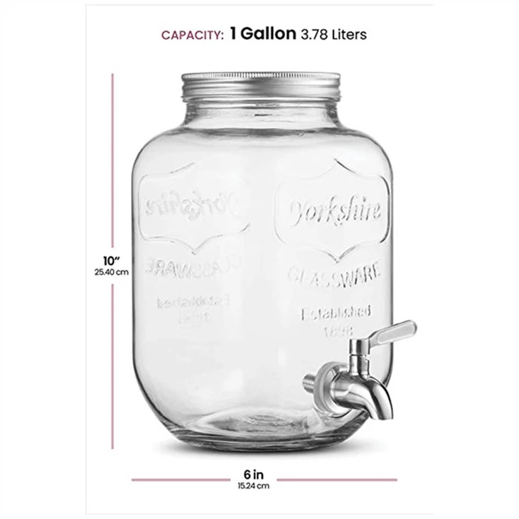 gallon jar with spigot