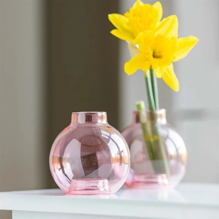 bubble ball glass vase