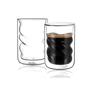 Double Insulated Glass Cups