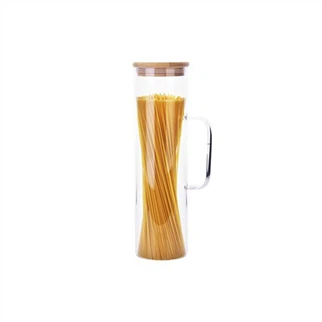 Glass Jar With Handle