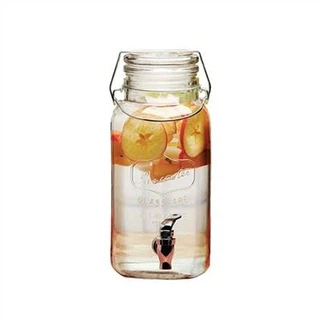 Vintage Beverage Dispenser with Stand