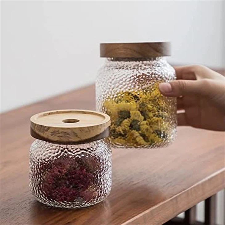 clear glass kitchen canisters